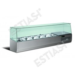 Refrigerated table top display cases