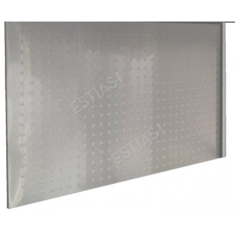 Stainless steel backsplash