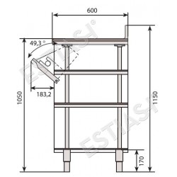 Coffee station 245cm INFRICO