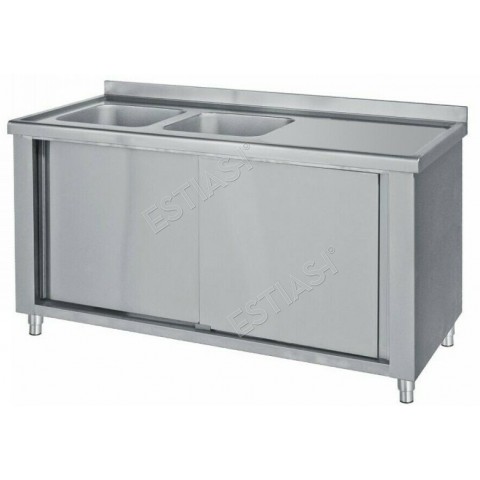 Sink unit 240cm closed with 2 compartments