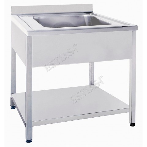 Sink unit 90cm open with 1 compartment