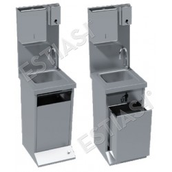 Sink unit with pedestal base LPDX 45