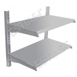 Wall shelving 70cm with mounts