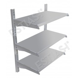 Wall shelving 70cm with mounts