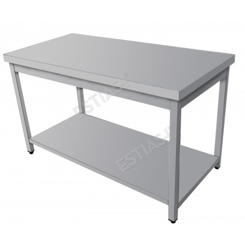 Τραπέζι inox 120εκ