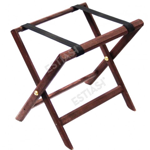 Wood folding laggage rack