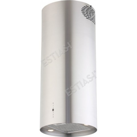 Cylindrical island hood
