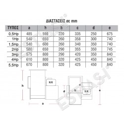 Extractor fan cooker hood 950 r.p.m.