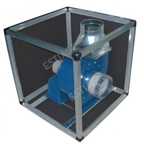 Single suction hood with insulation