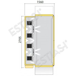 Blast chiller - shock freezer 160 GN 1/1 EVERLASTING 