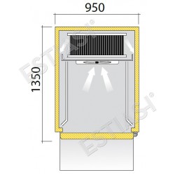 Blast chiller - shock freezer για 380GN 1/1 EVERLASTING 