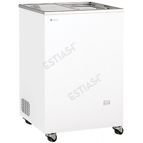 Chest freezer with sliding glass top 58cm