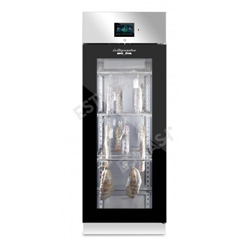 Dry aging refrigerator for salami EVERLASTING ALL 700 GLASS S