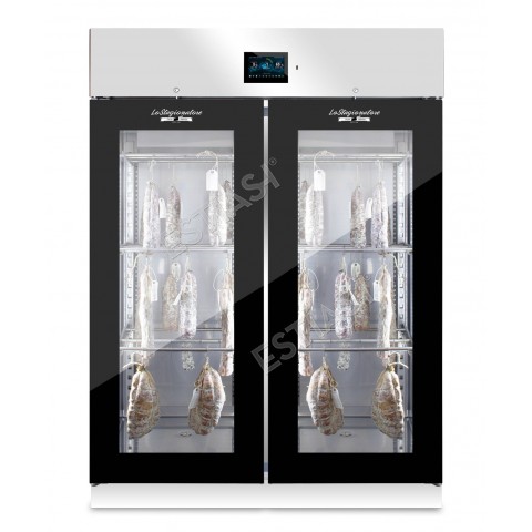 Dry aging refrigerator for salami EVERLASTING ALL 1500 GLASS S