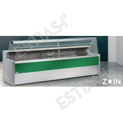 Commercial refrigerated display for deli meats-cheese 300cm without compressor ZOIN