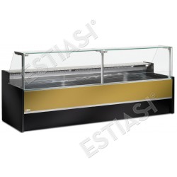 Commercial refrigerated display for deli meats-cheese 150cm without compressor MESETAS ZOIN