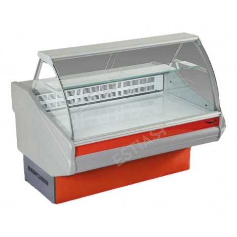 Commercial refrigerated display case 202cm with depth 114cm DGD