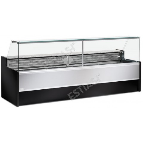 Commercial refrigerated display for deli meats-cheese 300cm without compressor MESETAS ZOIN