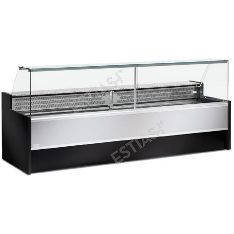 Commercial refrigerated display for deli meats-cheese 250cm without compressor MESETAS ZOIN