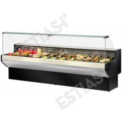 Commercial refrigerated display for deli meats-cheese 200cm without compressor ZOIN