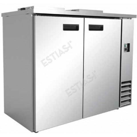 Waste cooler with 2 bins 143cm
