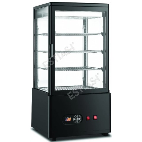 Βιτρίνα θερμαινόμενη ή ψυχόμενη με κρύσταλλο και στις 4 πλευρές 68Lt