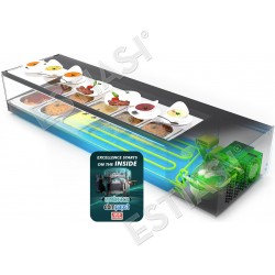 Countertop refrigerated display 6 GN 1/3 SAYL