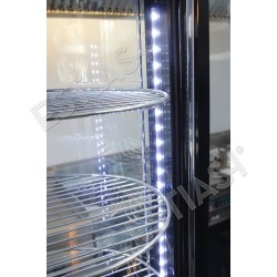 Round countertop refrigerated display case
