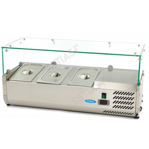 Ψυγείο setup 95εκ για 3 λεκανάκια GN 1/3 ΜΑΧΙΜΑ