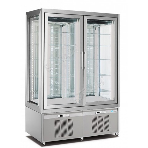 Refrigerated pastry display case with 2 units LONGONI