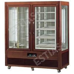 Wooden refrigerated pastry display SALOON 1010 TECFRIGO