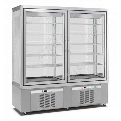 Refrigerated pastry display case 172cm with 2 units SOFT AIR -2 / +15 LONGONI