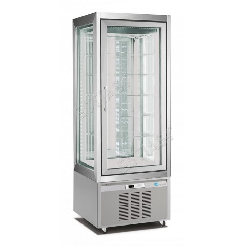 Refrigerated pastry display case with 4 sides glass door LONGONI