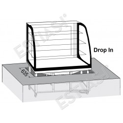 Chiller / Freezer display case +5 / -18 BRIO 137 BTQ BIS TECFRIGO