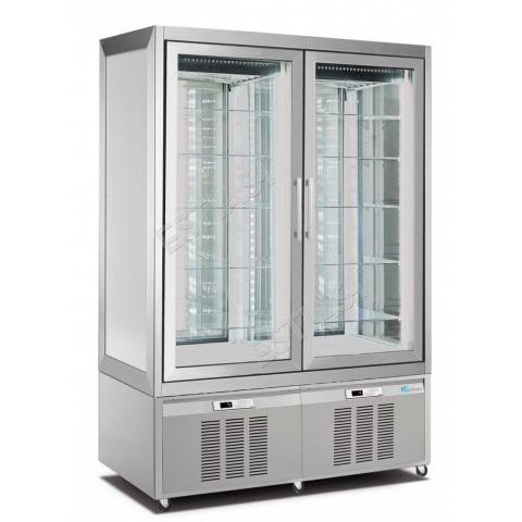 Refrigerated pastry display case double door LONGONI