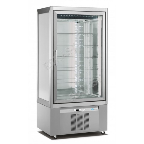 Refrigerated pastry display case with glass door LONGONI
