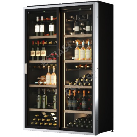 Wine cooler double sliding doors IP 2501