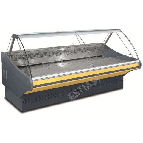 Commercial refrigerated display for deli meats-cheese 198cm without compressor