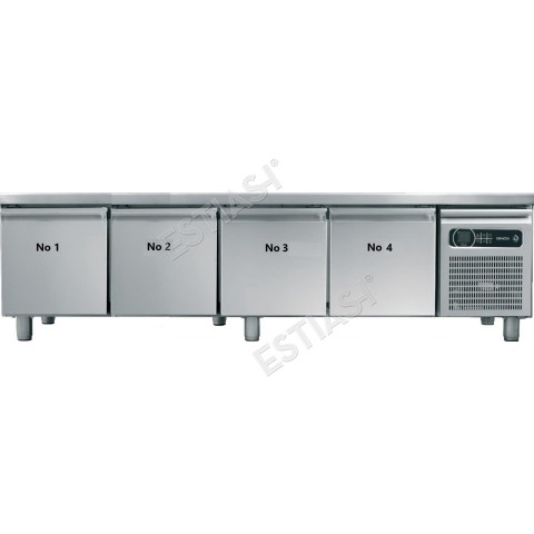 Freezer counter low height 220x70cm GINOX