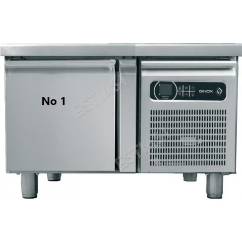 Freezer counter low height 95,5x70cm GINOX