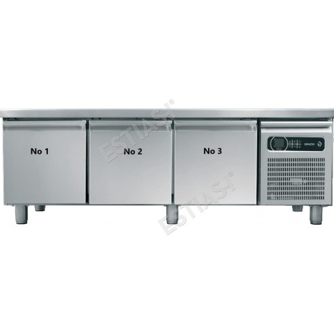 Freezer counter low height 175x70cm GINOX