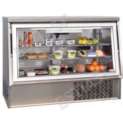 Vision counter case lift-up tempered double glass system VC1400 by INFRICO