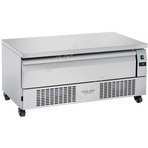 Refrigerated Counter with 1 drawer 123cm GN 1/1 dual temperature COOL HEAD
