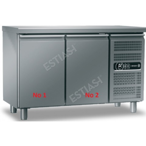 Ψυγείο πάγκος συντήρησης 145x80εκ 40x60 GINOX