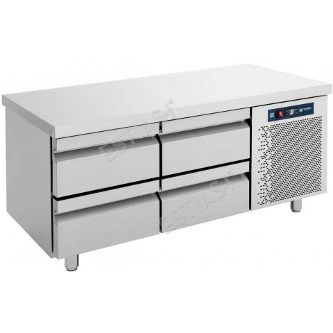 Chiller low counter 139cm with 4 drawers