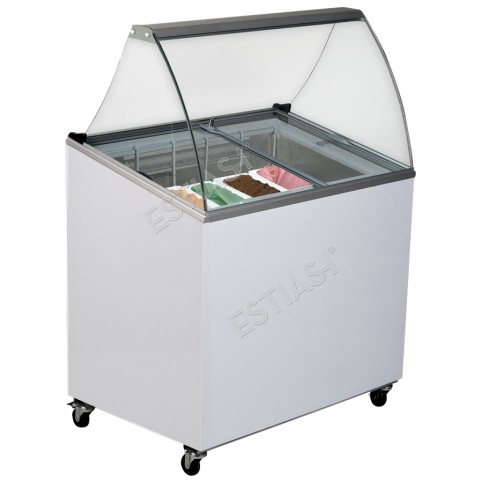 Ice cream refrigerated display 5 basins UGUR