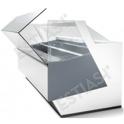 Straight opening safety glass with anti-glare system