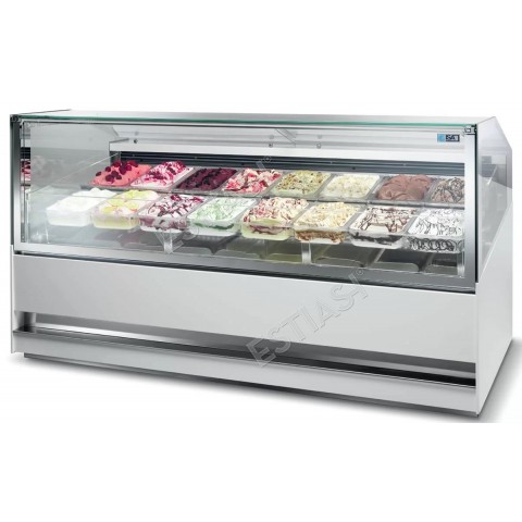 Ice cream display cabinet 24 containers 3DSHOW 220 ISA