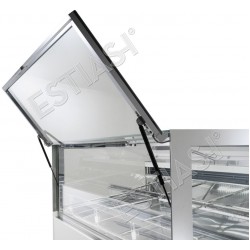 Straight opening safety glass with anti-glare system