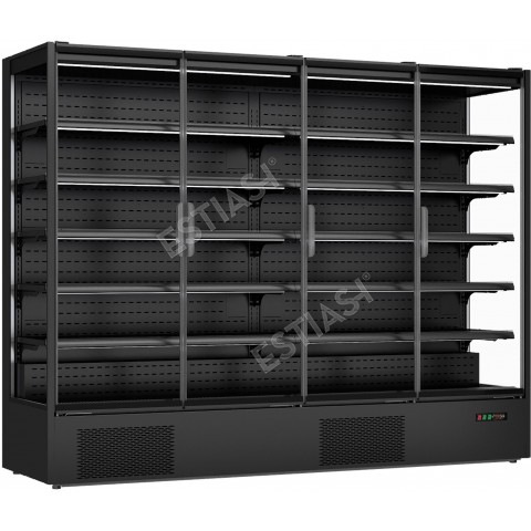 Refrigerated wall showcase 256cm with doors SCANCOOL